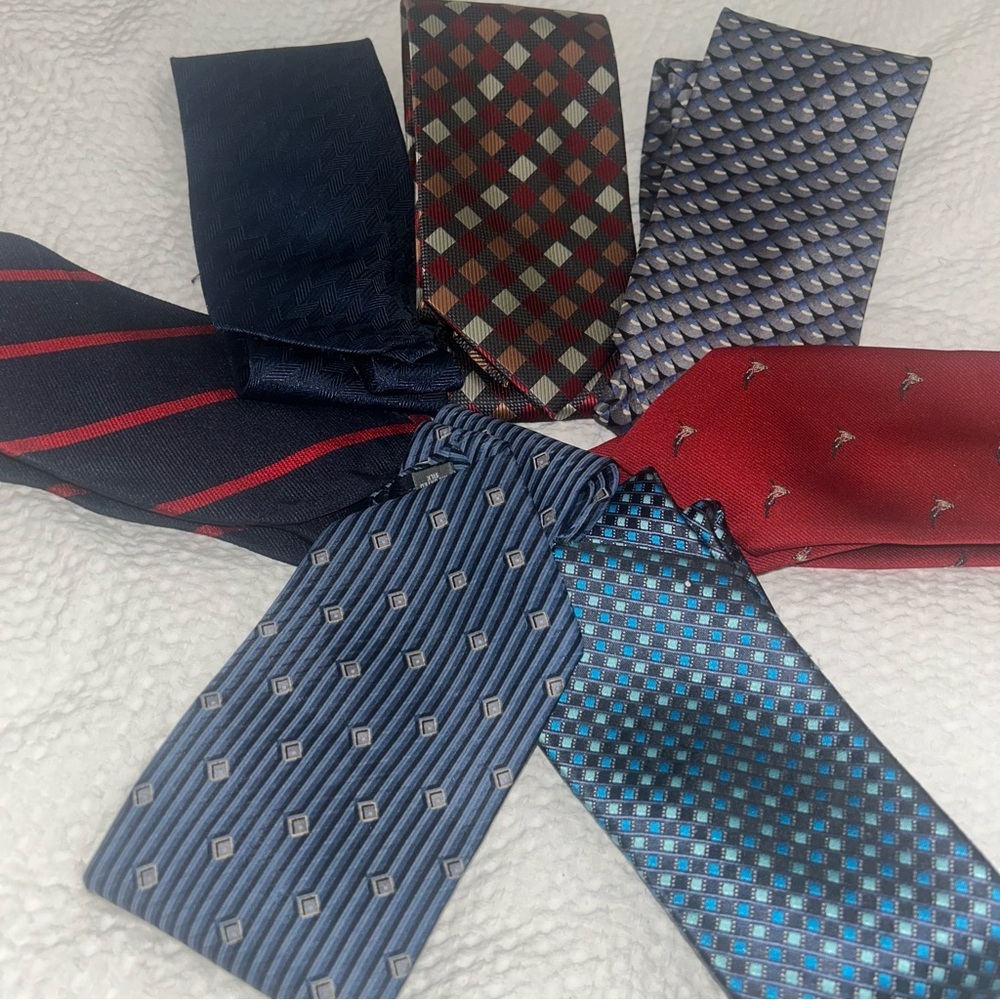 Men's Assorted Patterned Ties Set